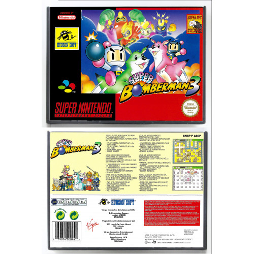 Super Bomberman 3 (SNES/SFC Hybrid Design)